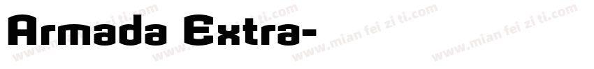 Armada Extra字体转换